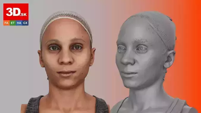 Raw Head Scan Aisha Bonobo