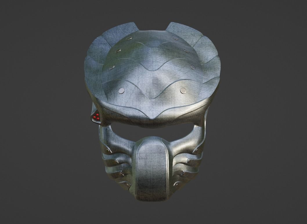 Predator Chopper - Salamander mask 3D print model_1