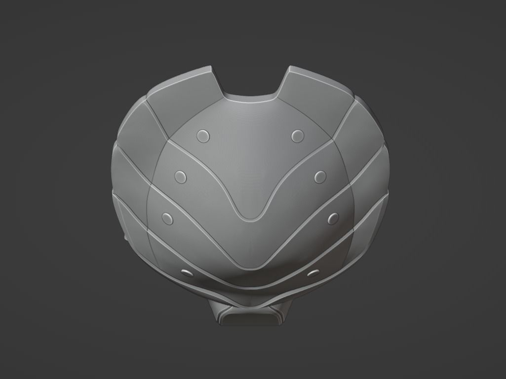 Predator Chopper - Salamander mask 3D print model_12