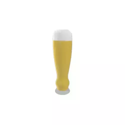 Blond beer glass version 3