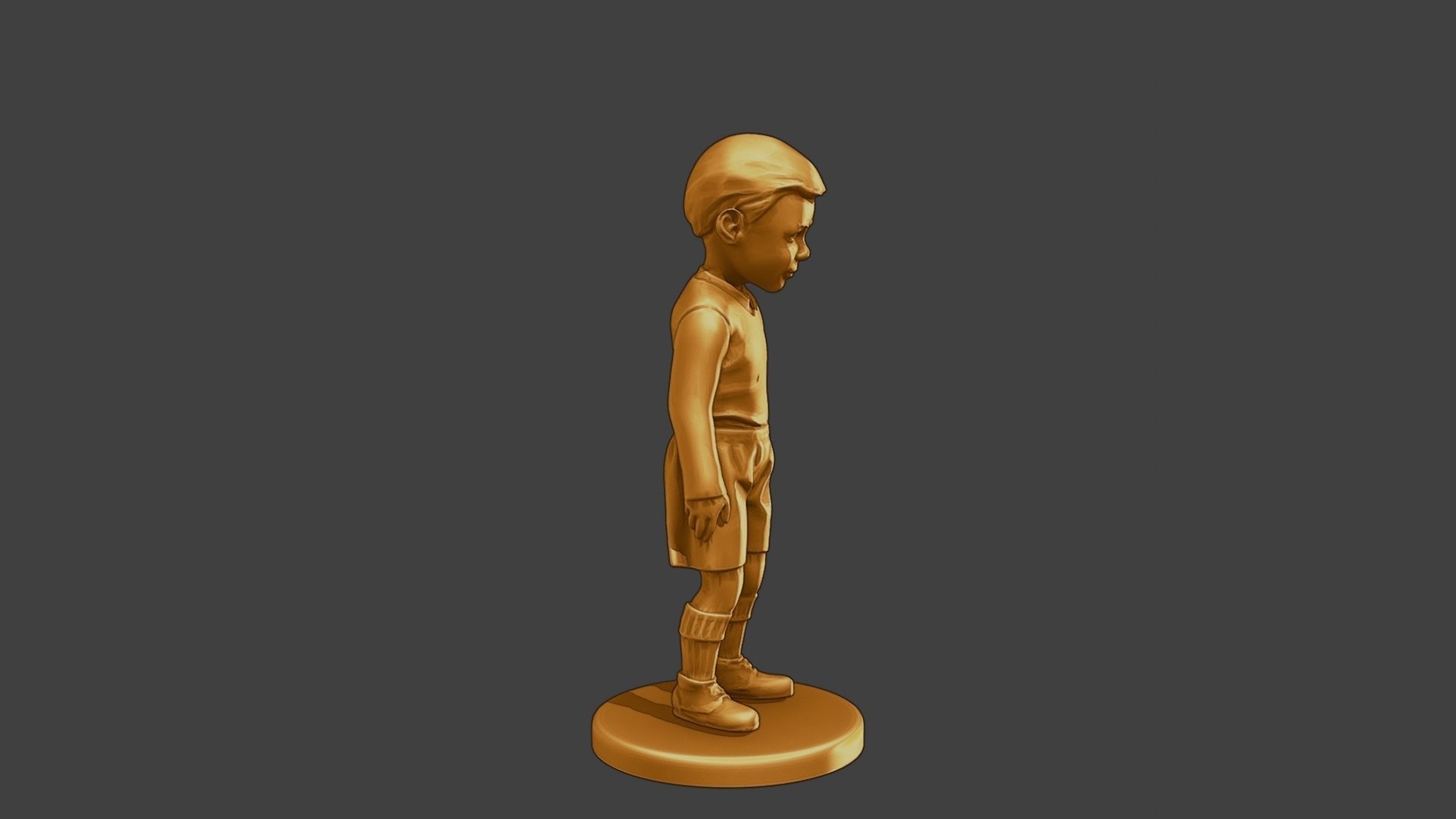 ww2 Casual Little Boy CLB1 002 3D print model_9
