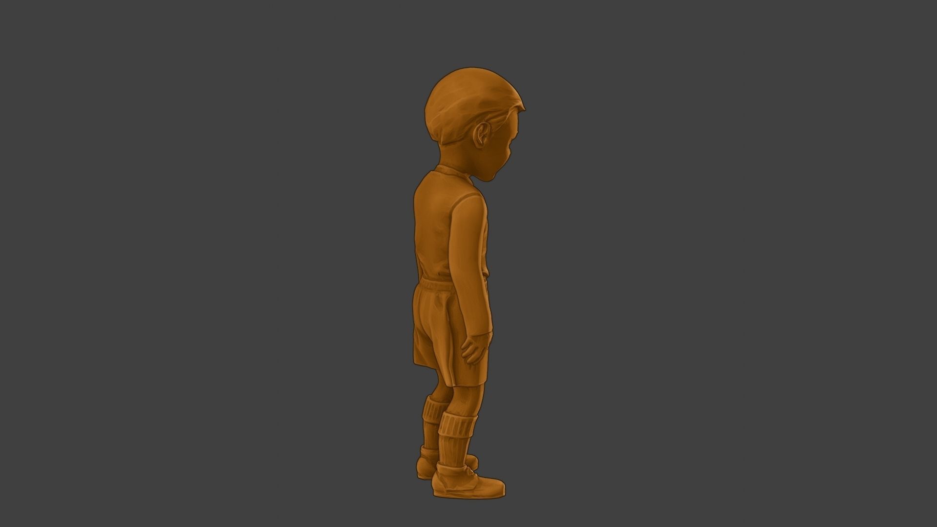 ww2 Casual Little Boy CLB1 002 3D print model_31