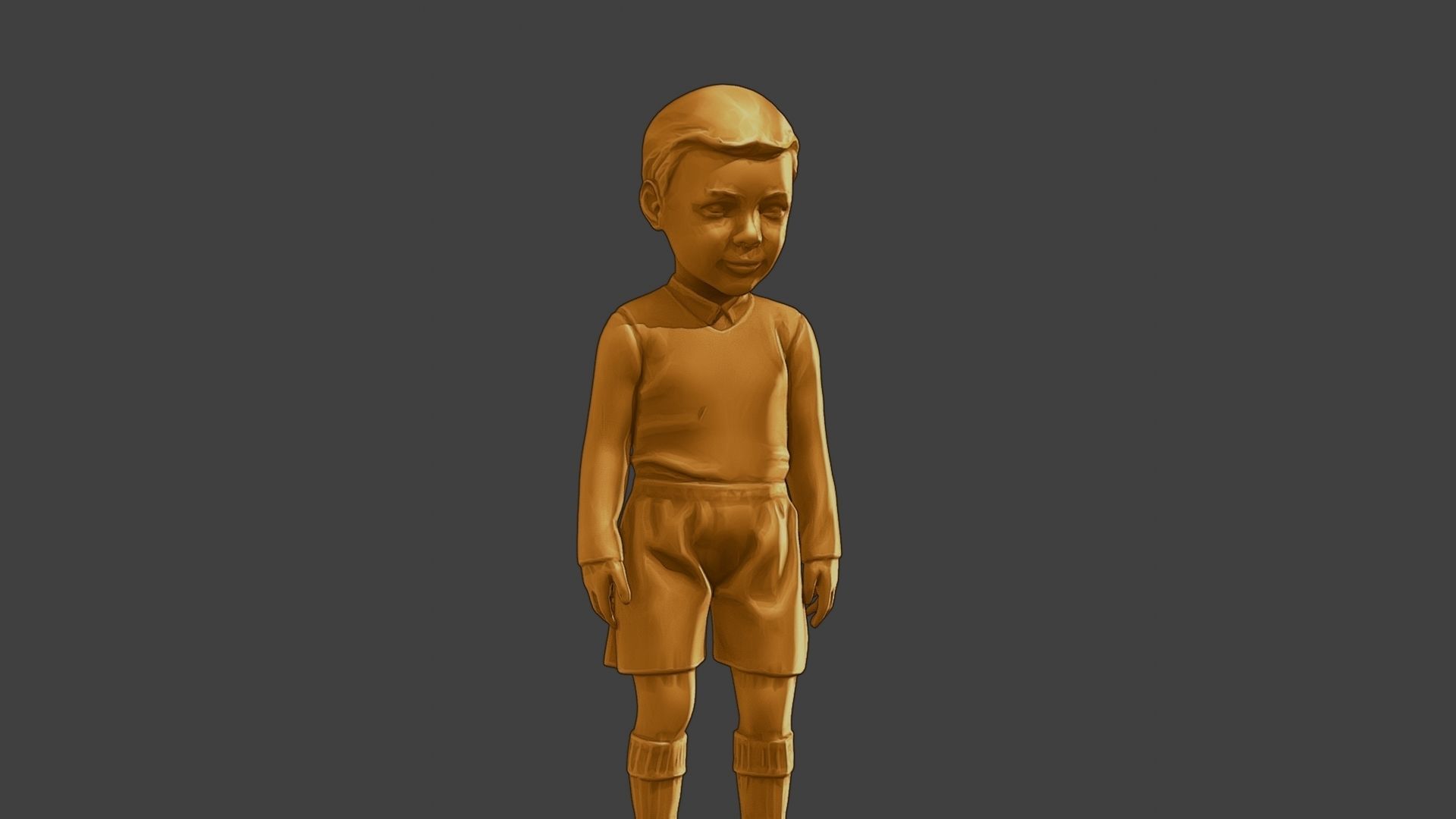 ww2 Casual Little Boy CLB1 002 3D print model_28