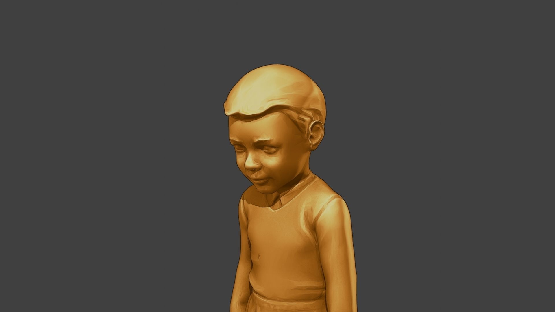 ww2 Casual Little Boy CLB1 002 3D print model_18