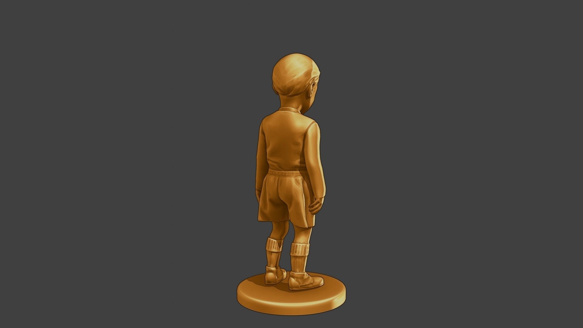 ww2 Casual Little Boy CLB1 002 3D print model_7