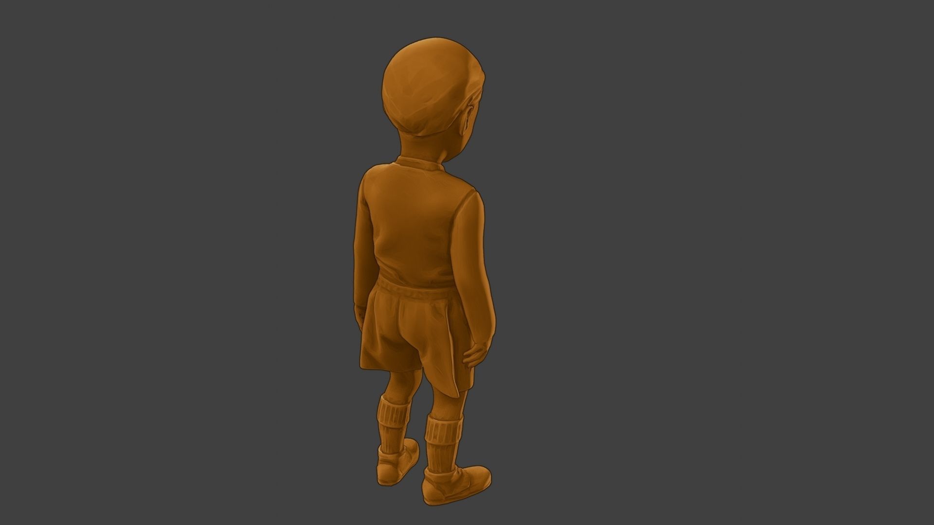 ww2 Casual Little Boy CLB1 002 3D print model_24