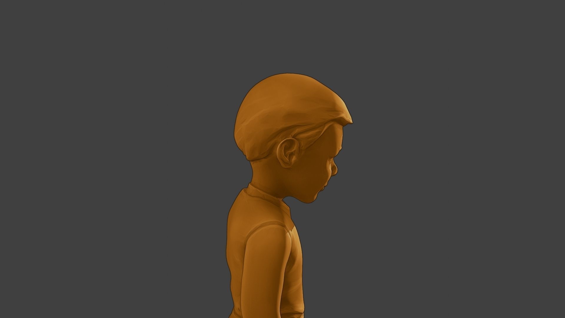 ww2 Casual Little Boy CLB1 002 3D print model_20