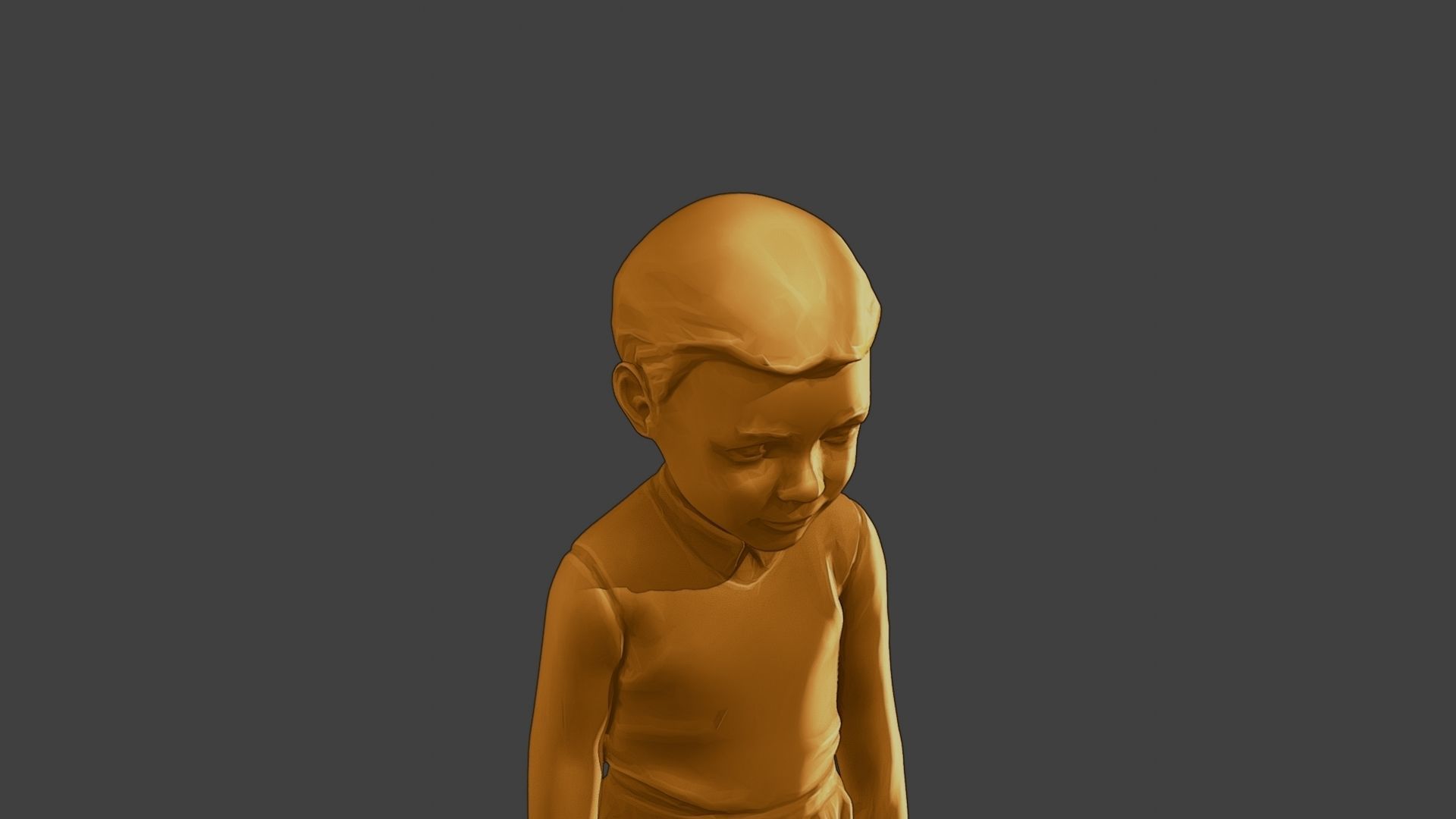 ww2 Casual Little Boy CLB1 002 3D print model_19