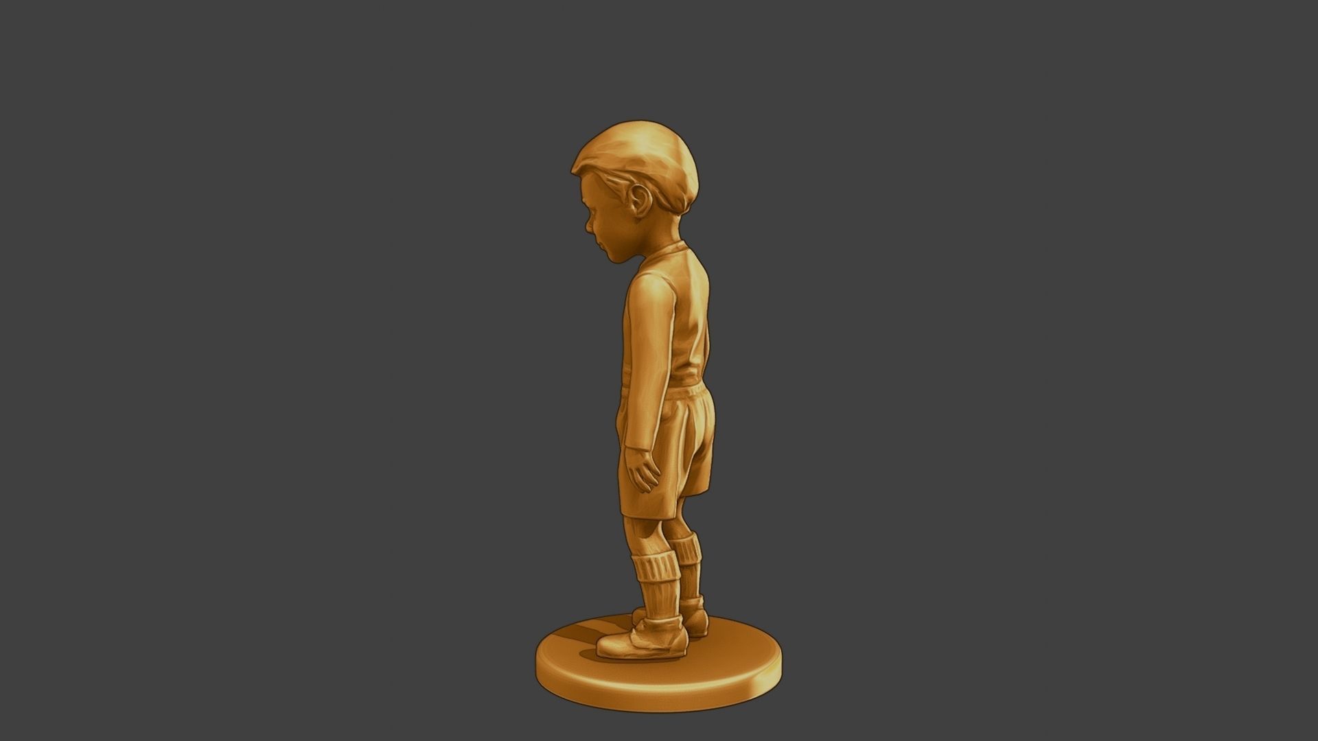 ww2 Casual Little Boy CLB1 002 3D print model_4