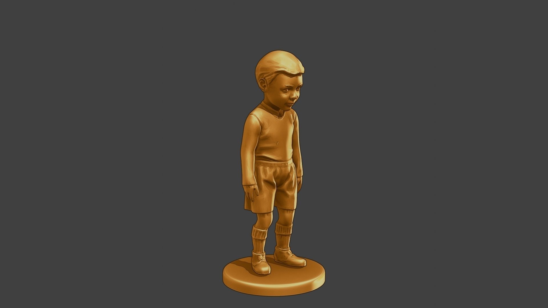 ww2 Casual Little Boy CLB1 002 3D print model_10
