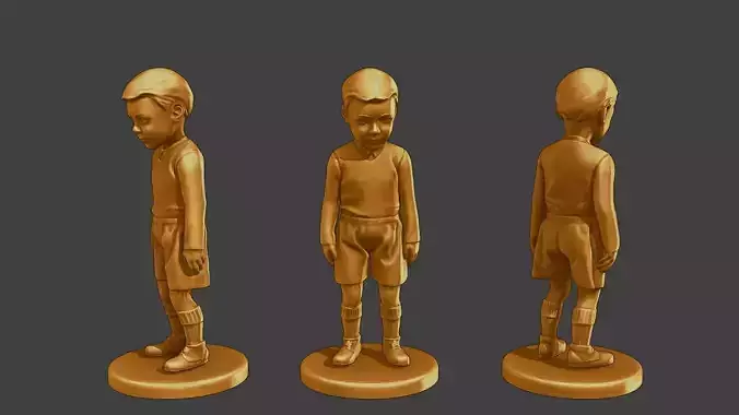 ww2 Casual Little Boy CLB1 002 3D print model