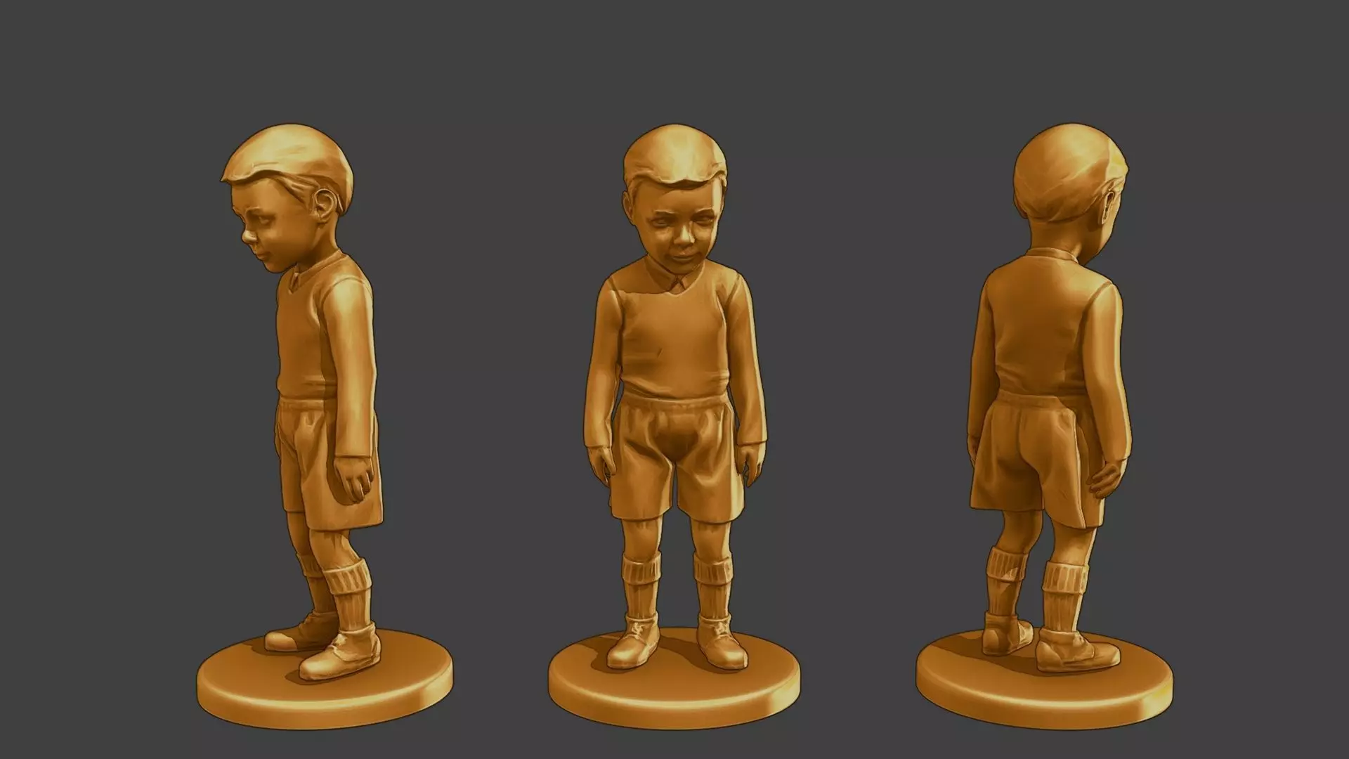 ww2 Casual Little Boy CLB1 002 3D print model_0