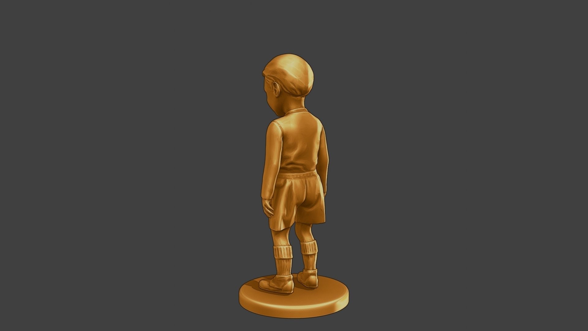 ww2 Casual Little Boy CLB1 002 3D print model_5