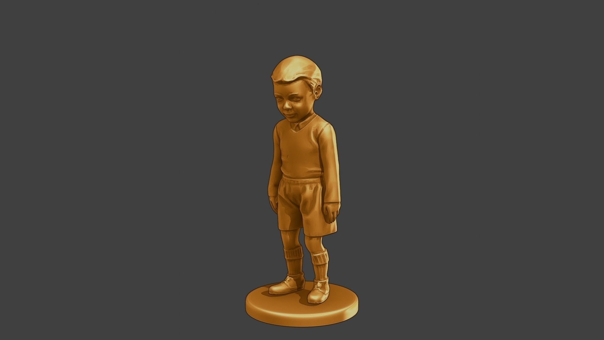 ww2 Casual Little Boy CLB1 002 3D print model_2