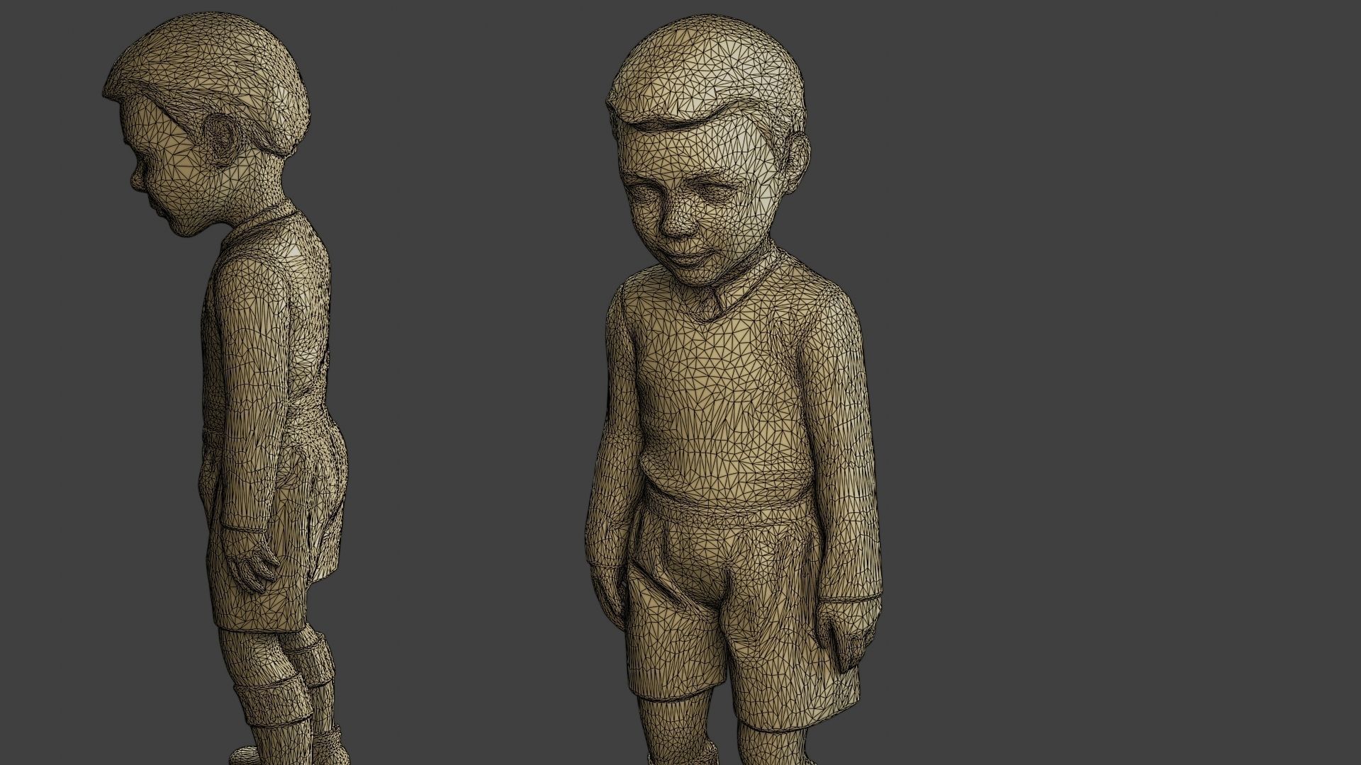 ww2 Casual Little Boy CLB1 002 3D print model_12