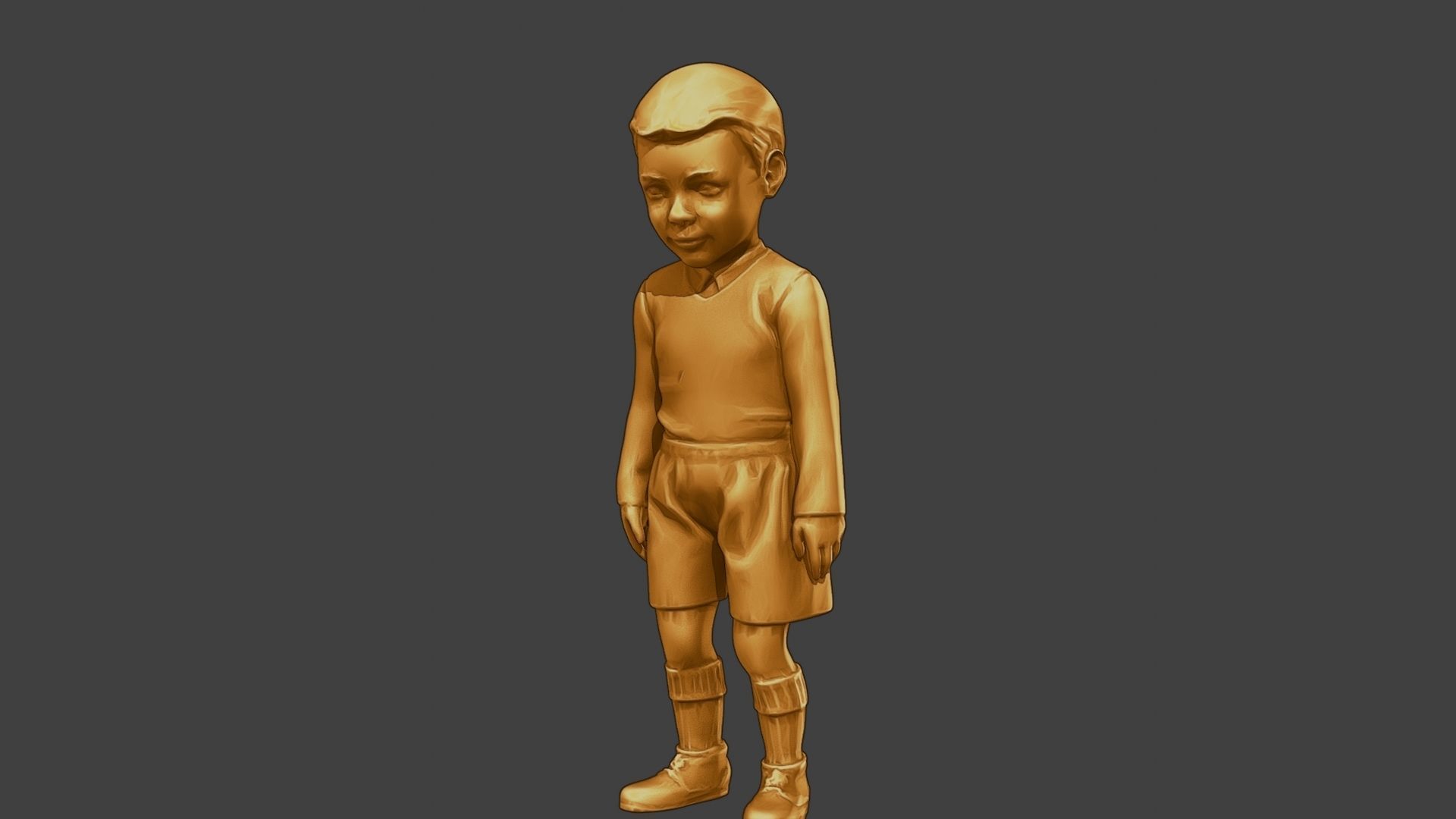 ww2 Casual Little Boy CLB1 002 3D print model_27