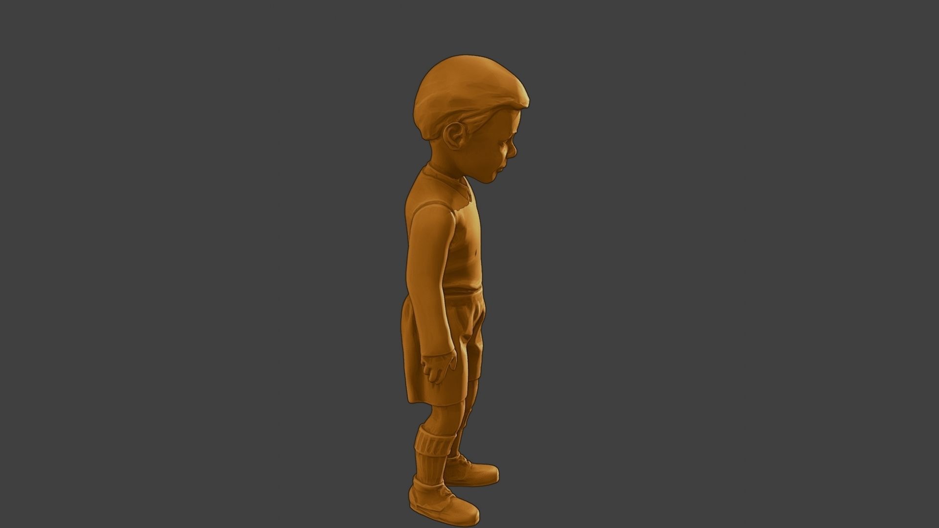 ww2 Casual Little Boy CLB1 002 3D print model_30