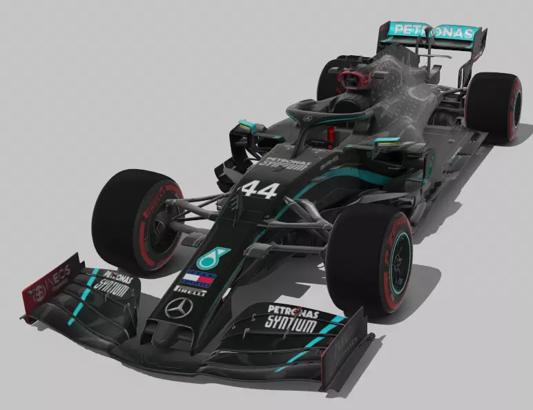 Mercedes-AMG F1 Stl 3D print model_0