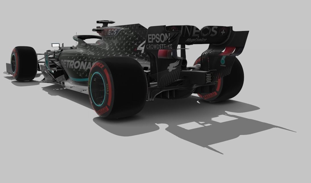 Mercedes-AMG F1 Stl 3D print model_2