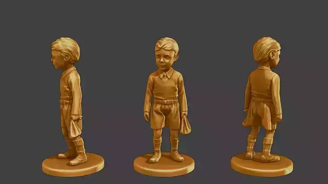 ww2 Casual Little Boy CLB1 003 3D print model