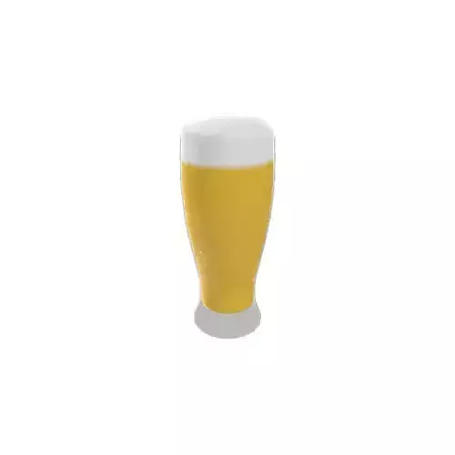 Blond beer glass version 1