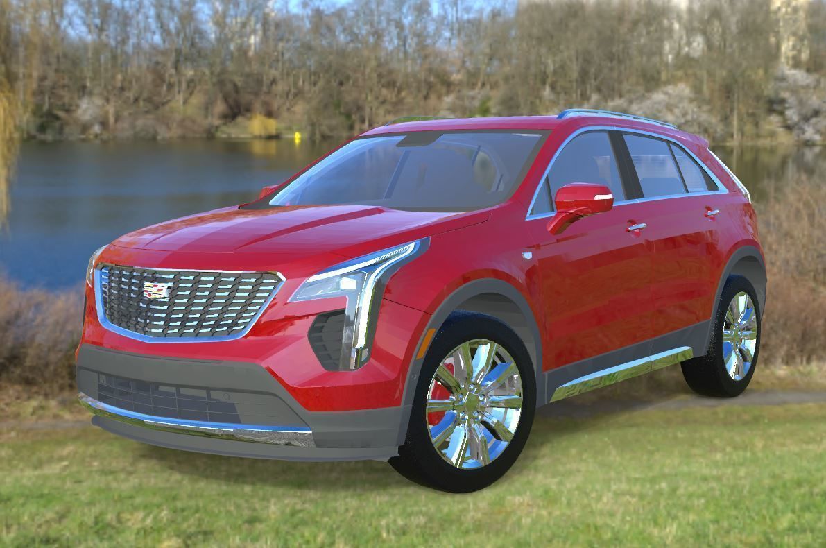 Cadillac XT-4 2023 STL 3D print model_2