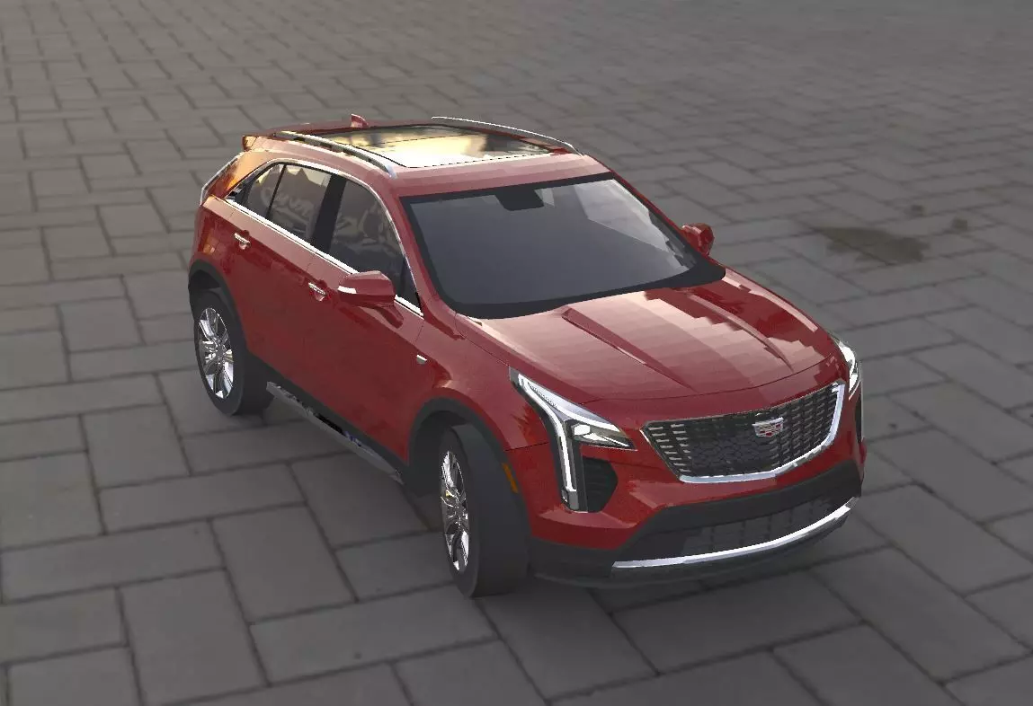 Cadillac XT-4 2023 STL 3D print model_0