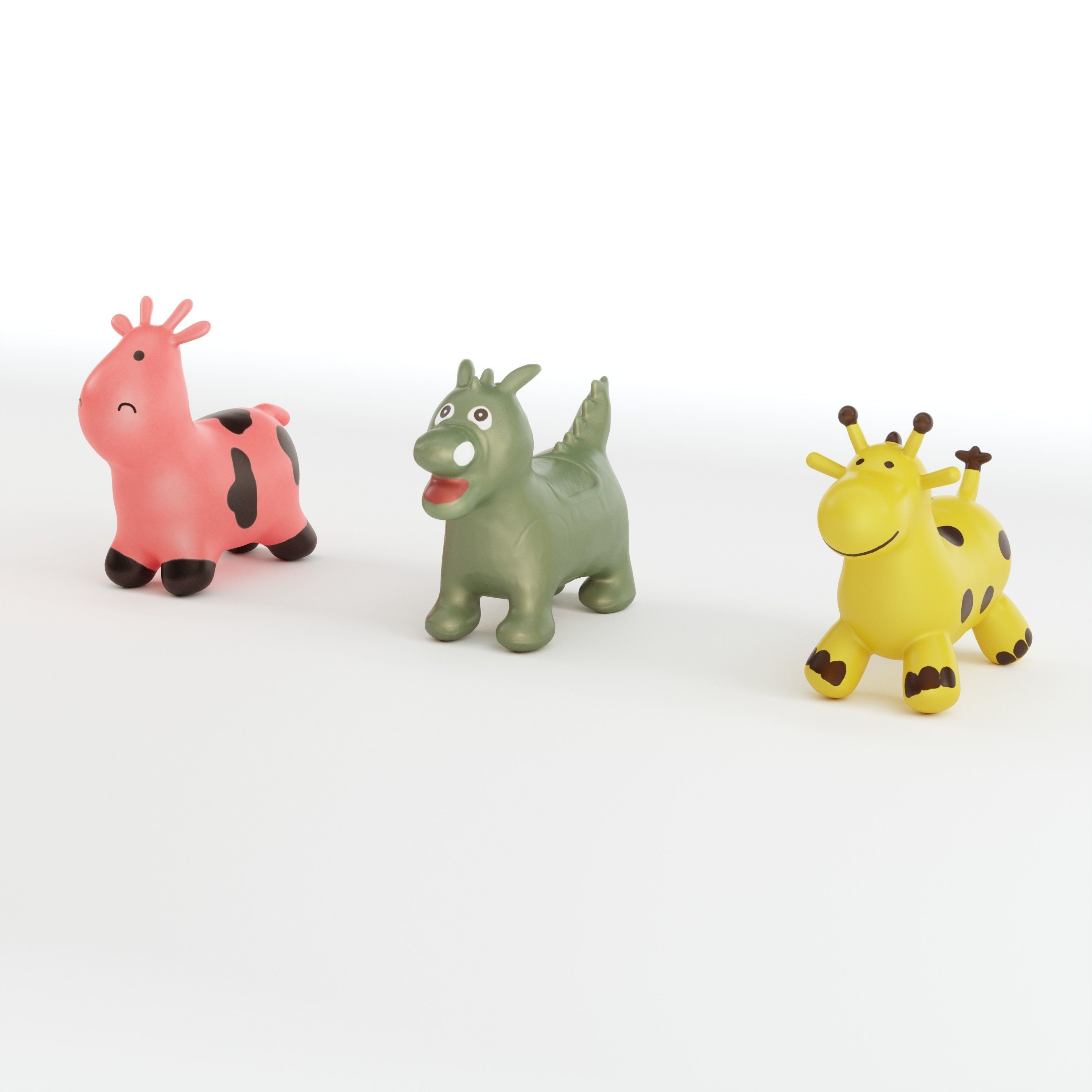 Happy Hopperz Space Hopper sit on toy set 3D model_12