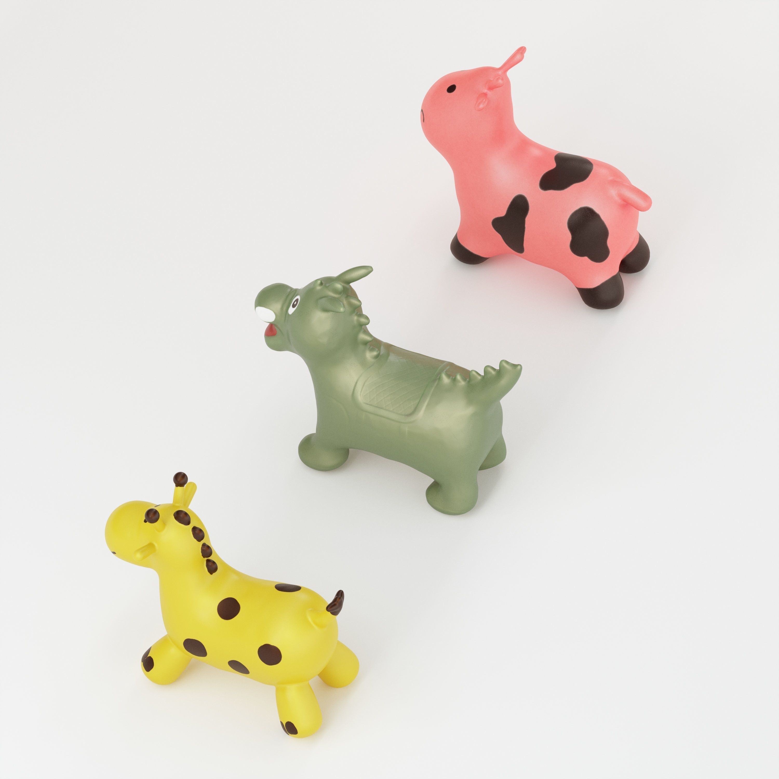 Happy Hopperz Space Hopper sit on toy set 3D model_6