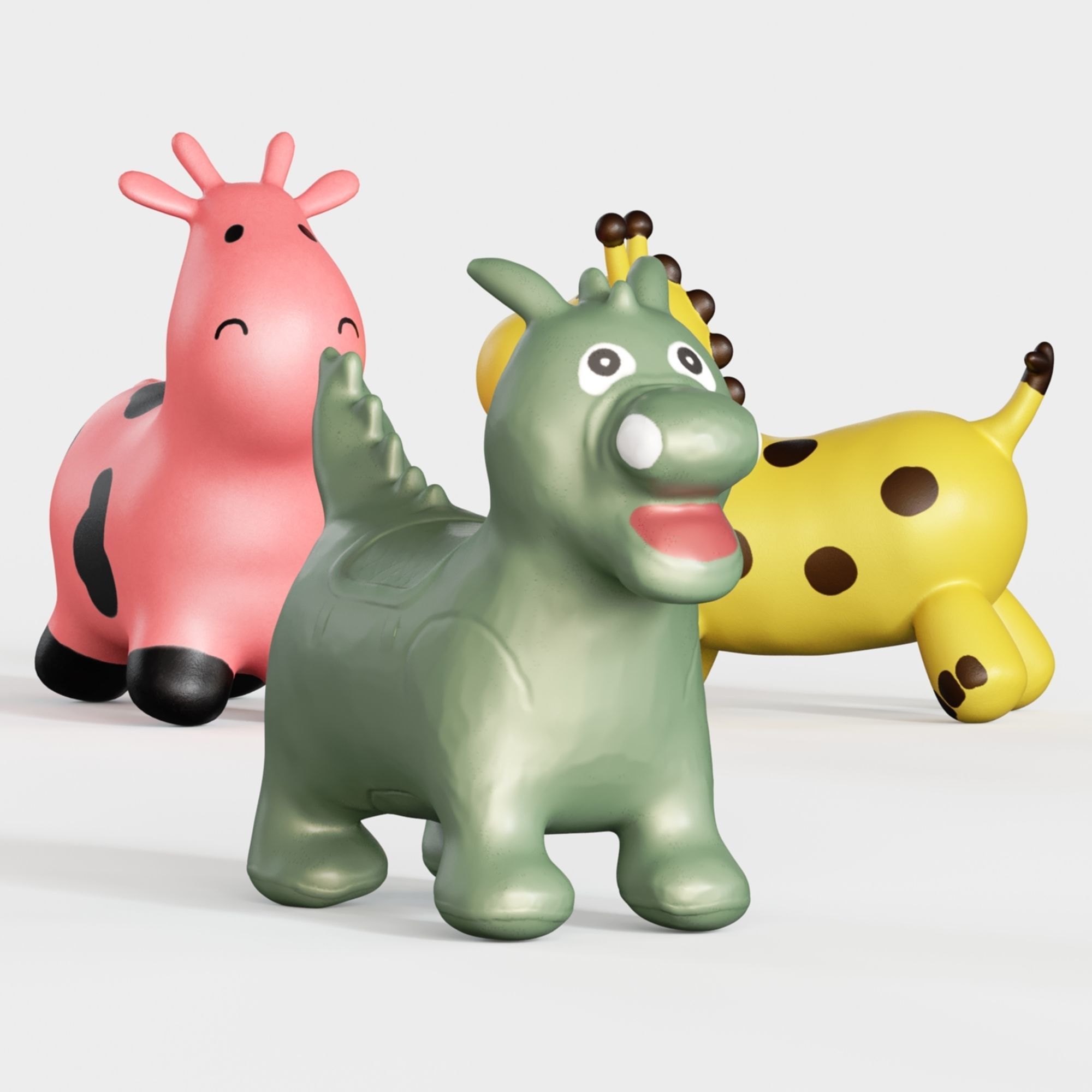 Happy Hopperz Space Hopper sit on toy set 3D model_7