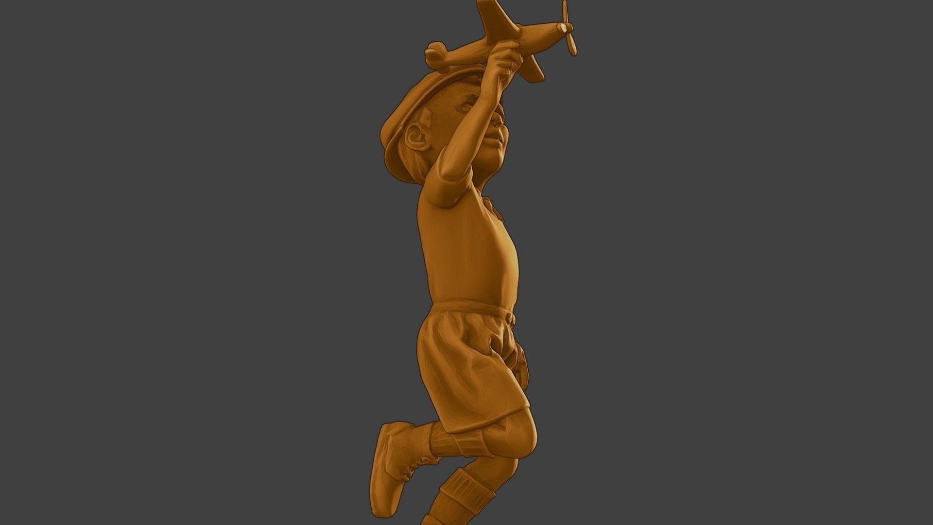 ww2 Casual Little Boy CLB1 004 3D print model_29