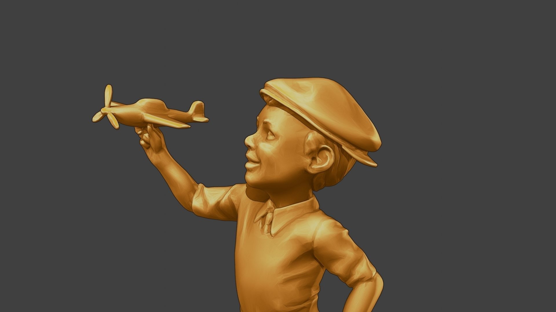 ww2 Casual Little Boy CLB1 004 3D print model_18