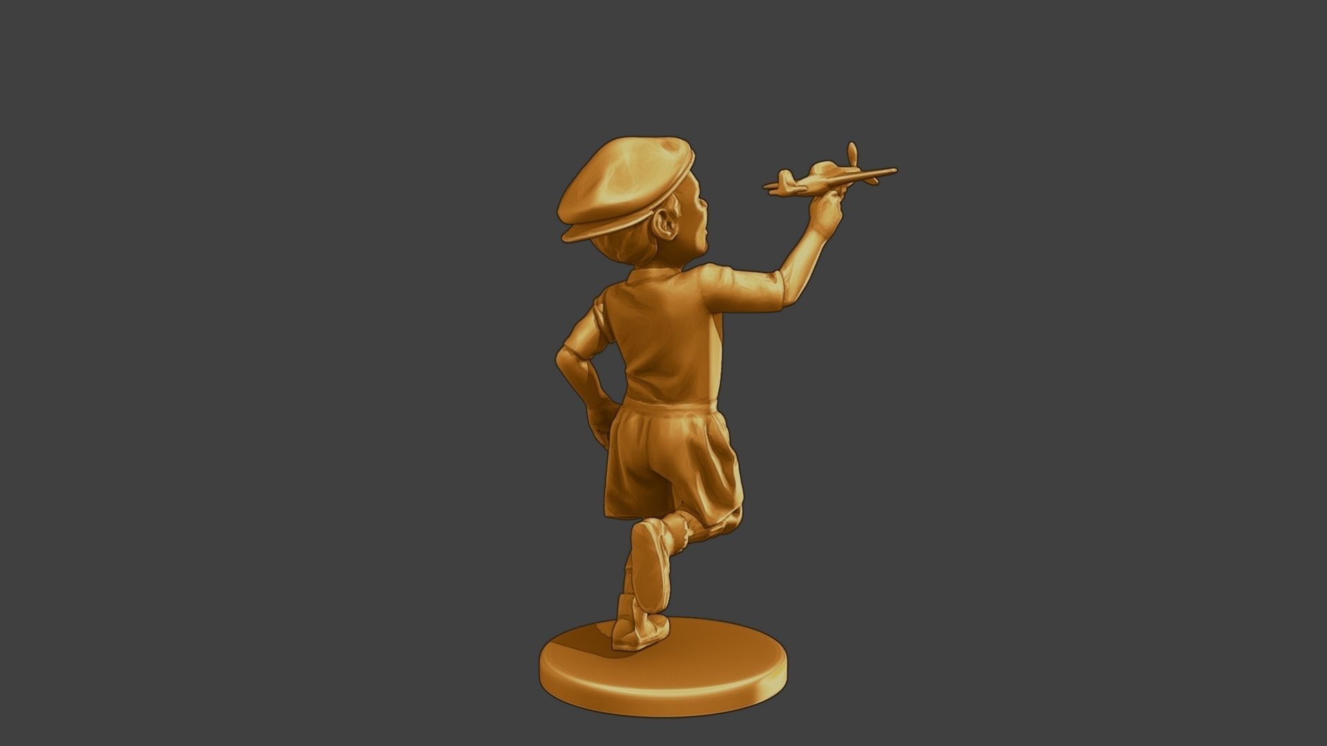 ww2 Casual Little Boy CLB1 004 3D print model_7