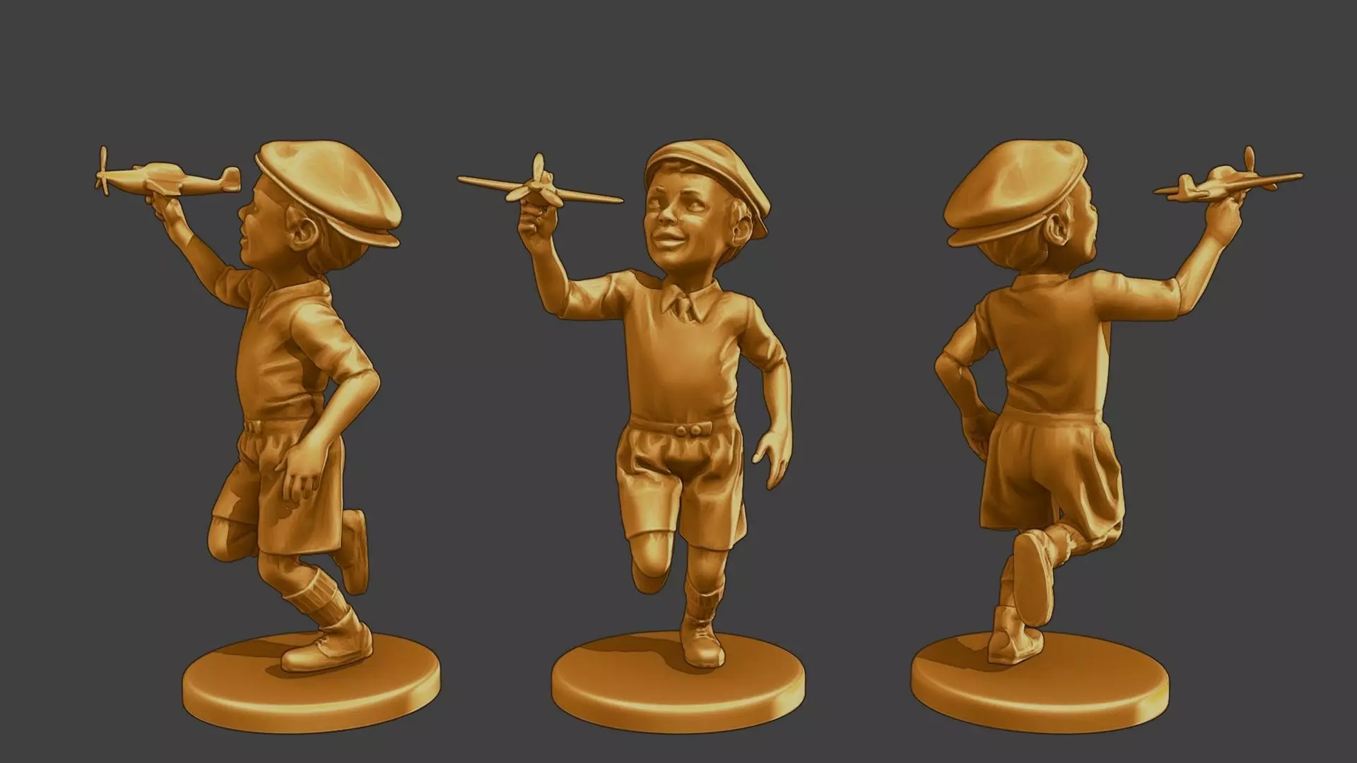 ww2 Casual Little Boy CLB1 004 3D print model_0