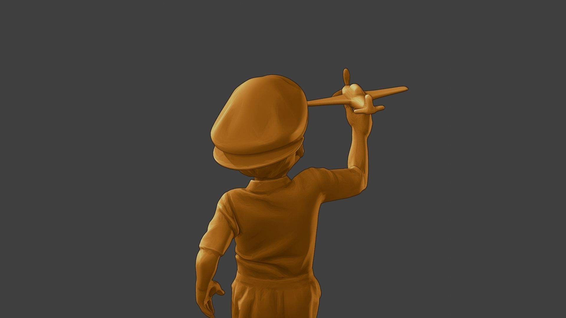 ww2 Casual Little Boy CLB1 004 3D print model_21