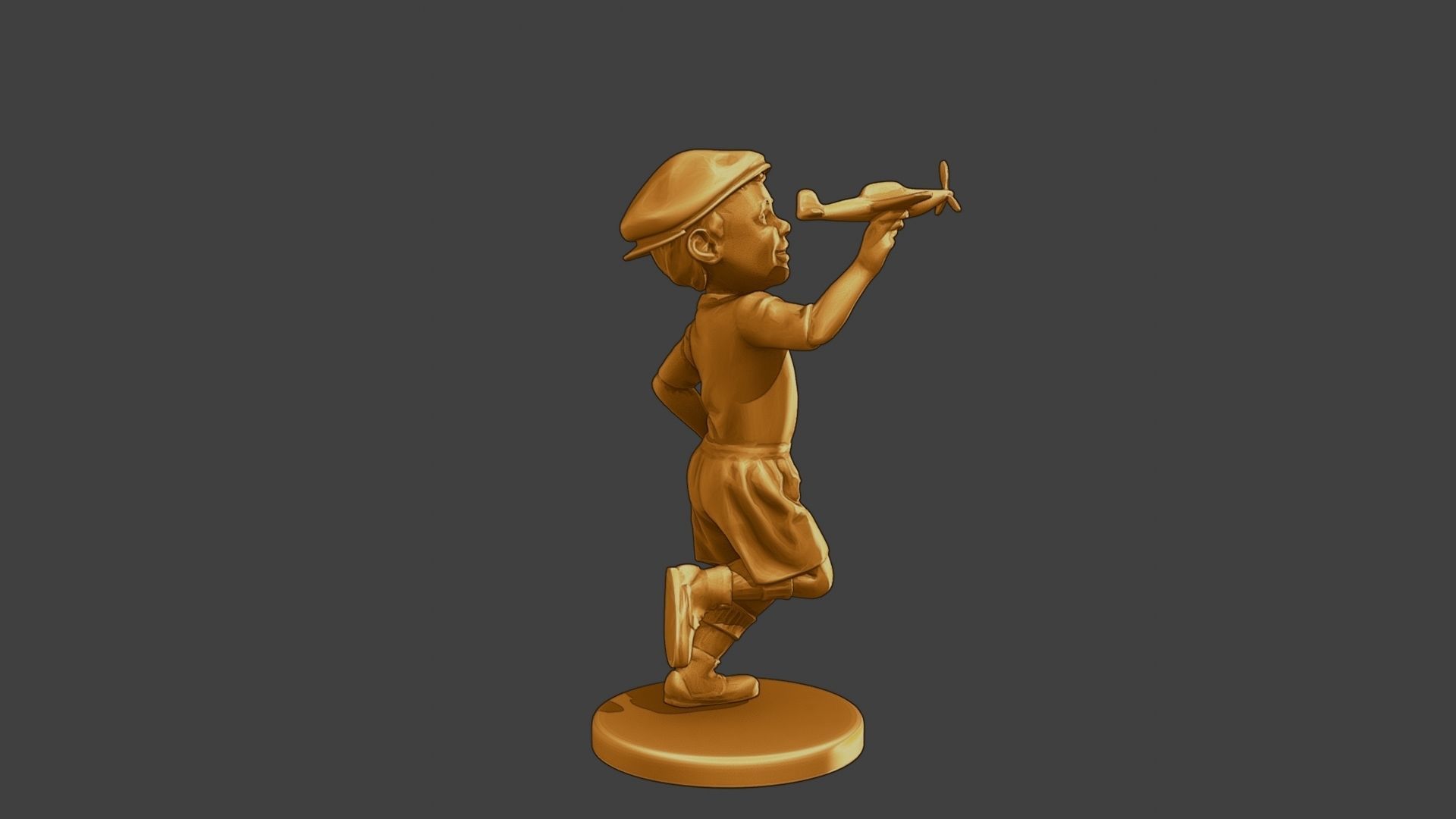 ww2 Casual Little Boy CLB1 004 3D print model_8