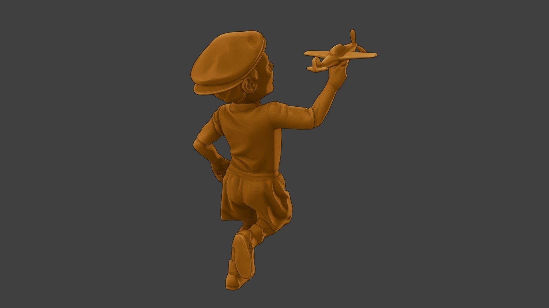 ww2 Casual Little Boy CLB1 004 3D print model_24