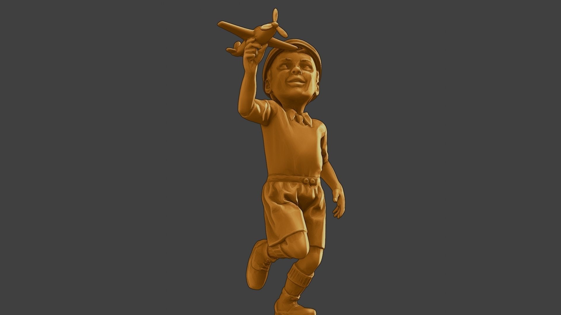 ww2 Casual Little Boy CLB1 004 3D print model_13