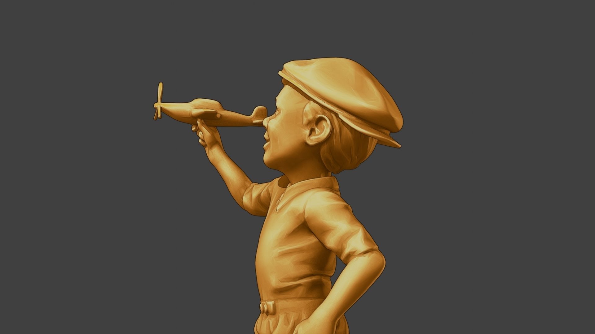 ww2 Casual Little Boy CLB1 004 3D print model_17