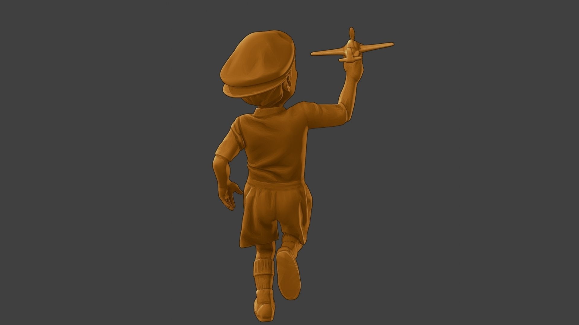 ww2 Casual Little Boy CLB1 004 3D print model_25