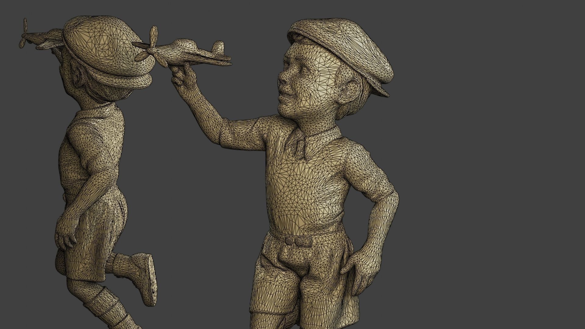 ww2 Casual Little Boy CLB1 004 3D print model_12