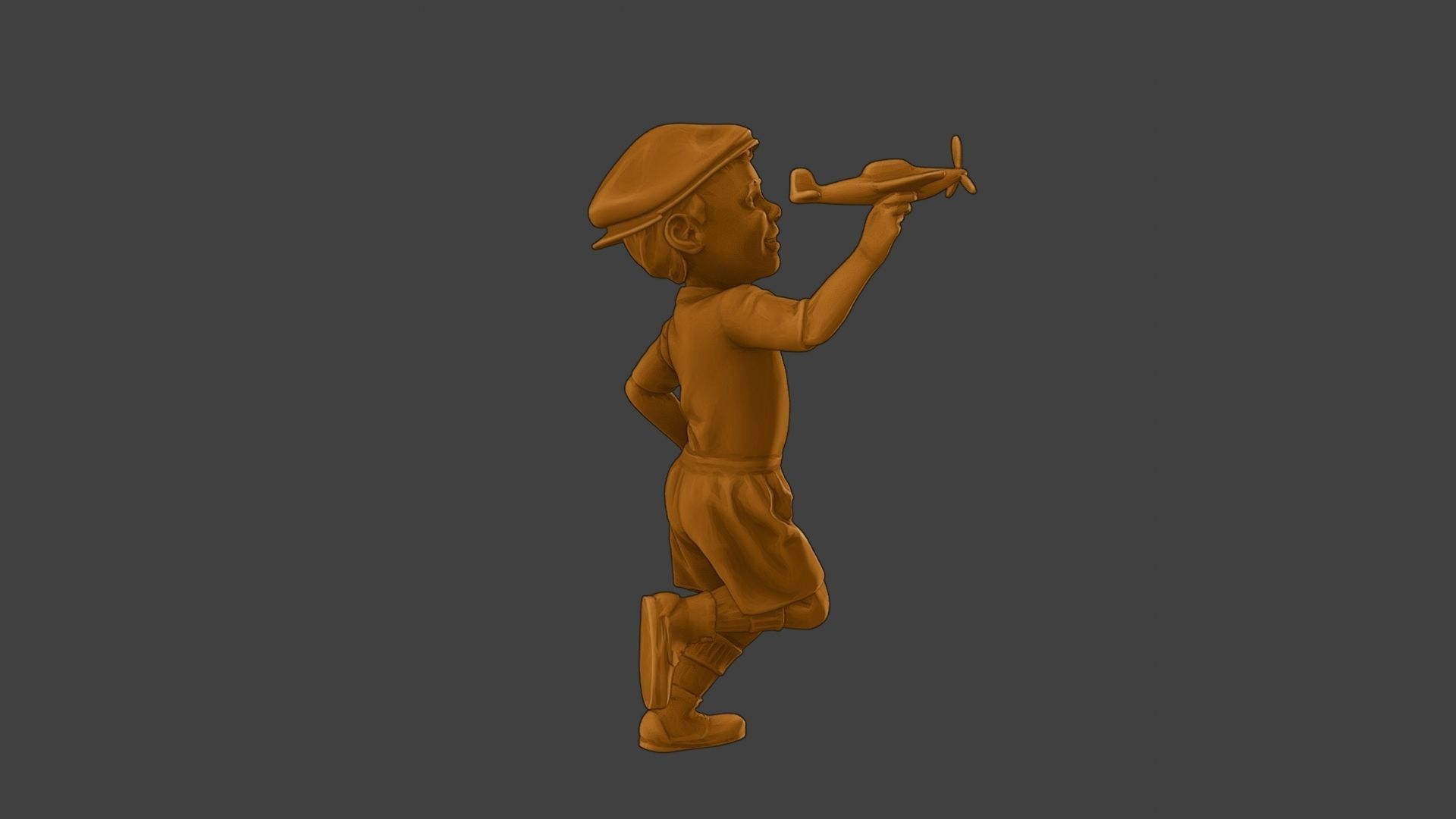 ww2 Casual Little Boy CLB1 004 3D print model_31