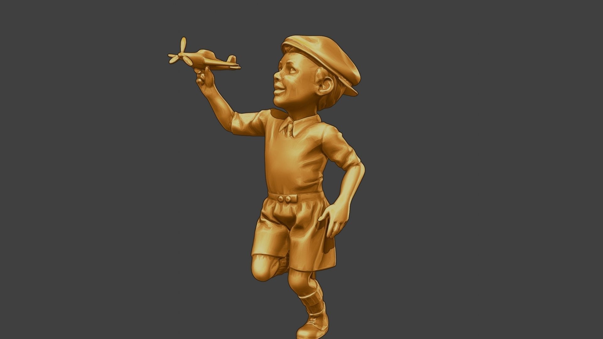 ww2 Casual Little Boy CLB1 004 3D print model_27