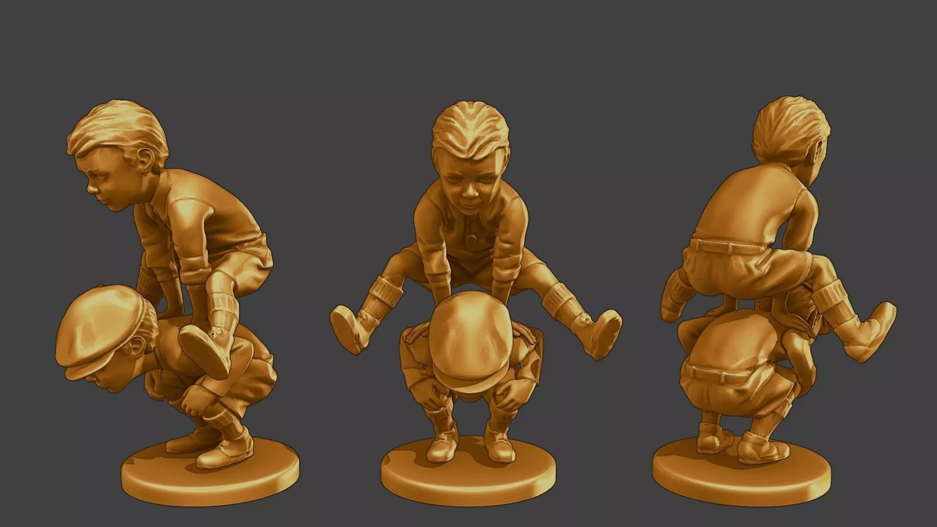 ww2 Casual Little Boy CLB1 0056 3D print model_0