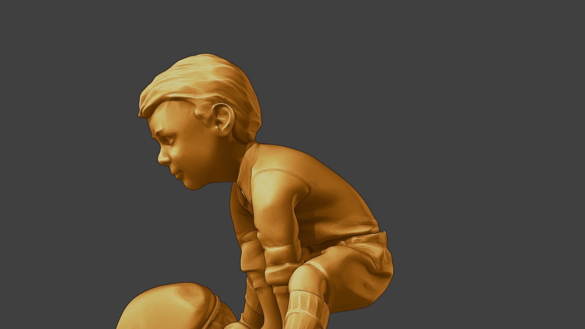 ww2 Casual Little Boy CLB1 0056 3D print model_17