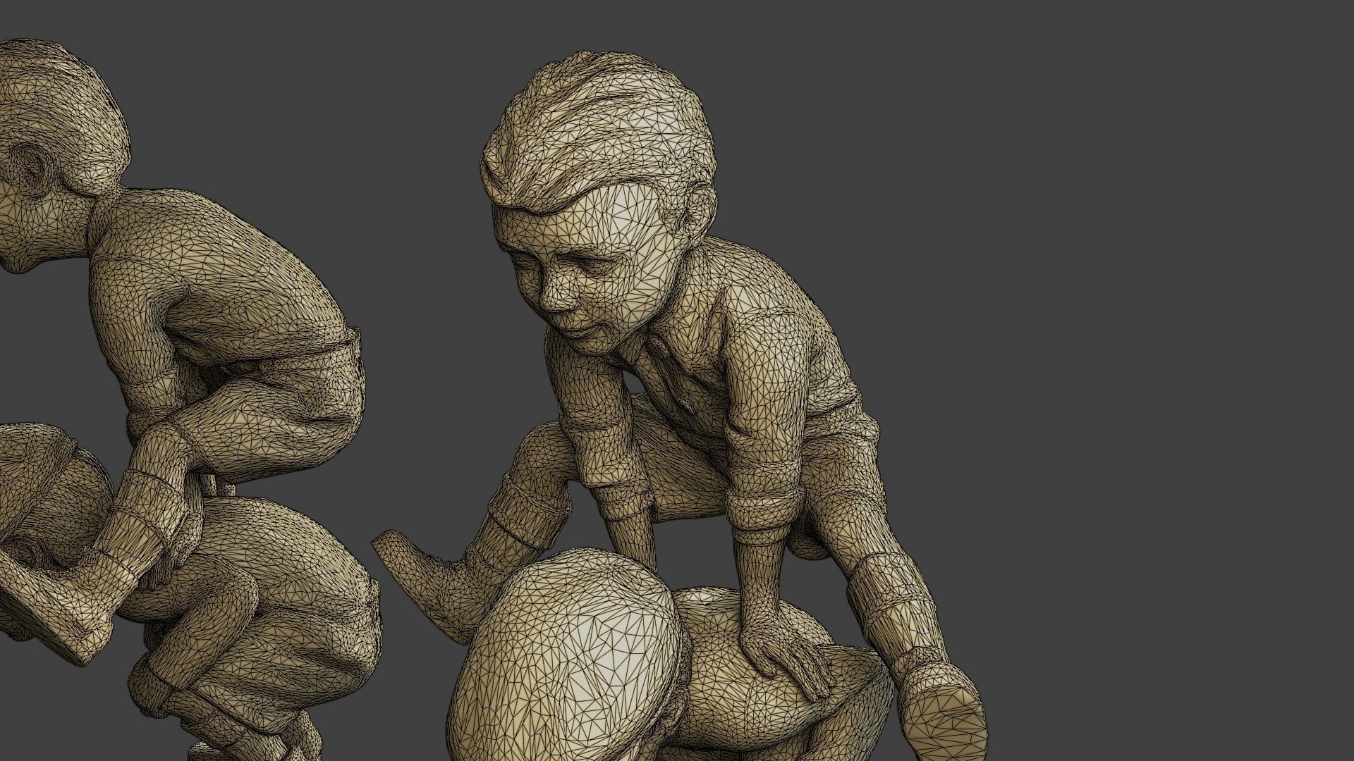 ww2 Casual Little Boy CLB1 0056 3D print model_12