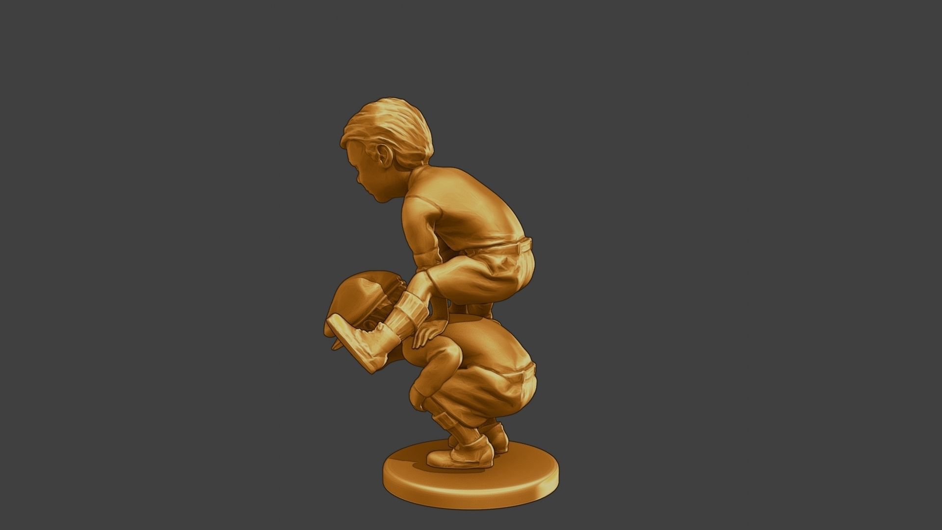 ww2 Casual Little Boy CLB1 0056 3D print model_4