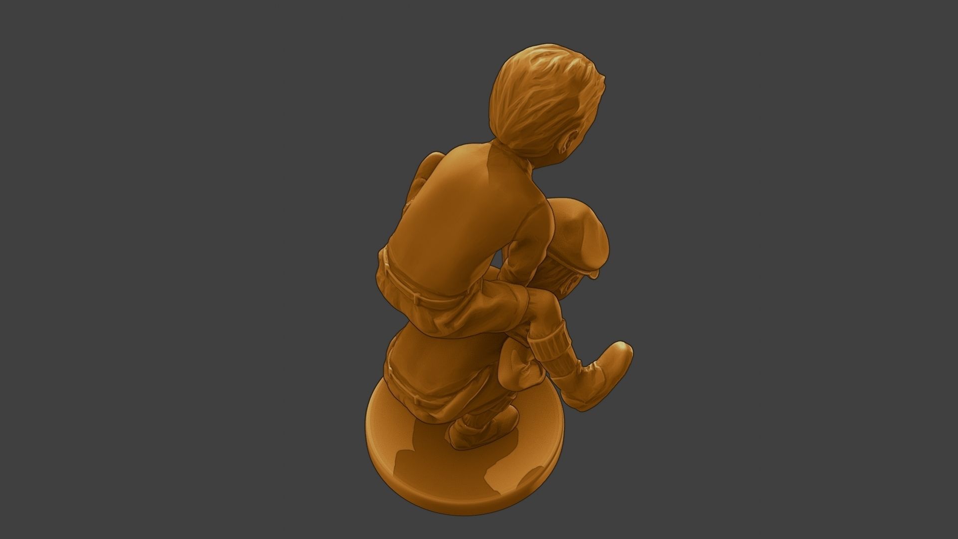 ww2 Casual Little Boy CLB1 0056 3D print model_22