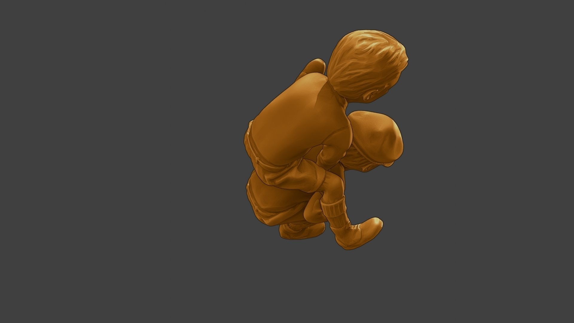 ww2 Casual Little Boy CLB1 0056 3D print model_23