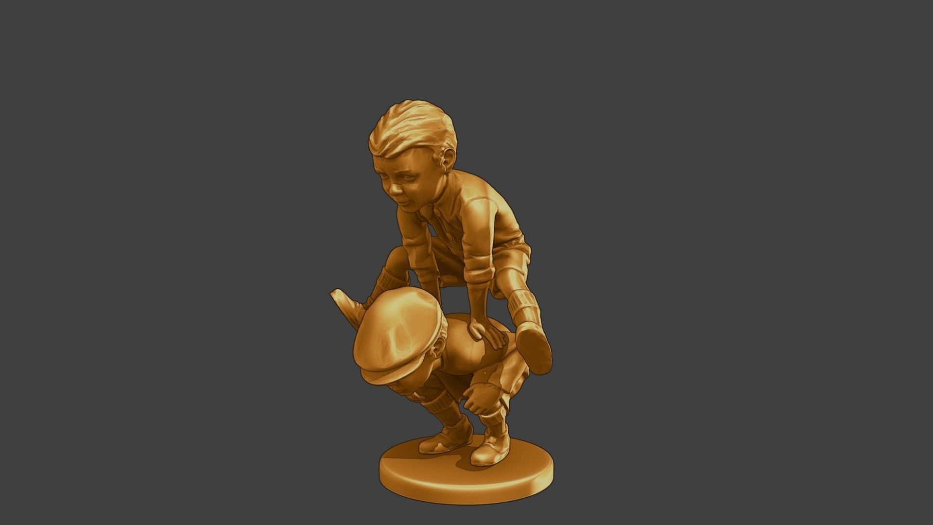 ww2 Casual Little Boy CLB1 0056 3D print model_2